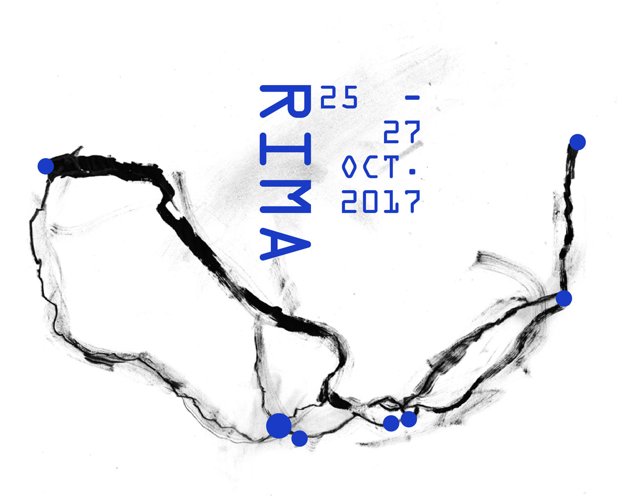 Couverture promotionnelle réalisée pour les Rencontres interuniversitaires des maîtrises en arts (RIMA), en octobre 2017.